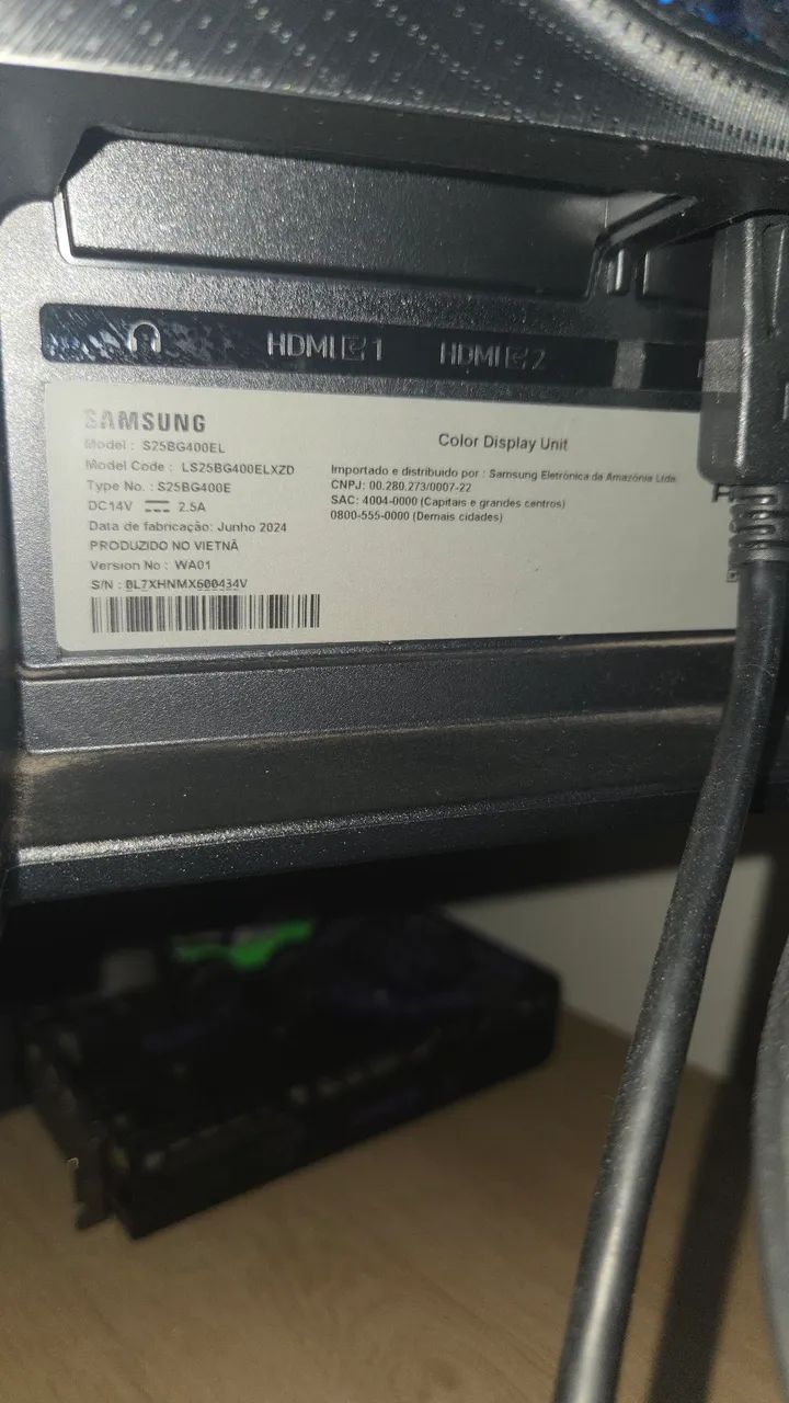 Monitor Samsung Odyssey g4 25 240hz - Foto 5