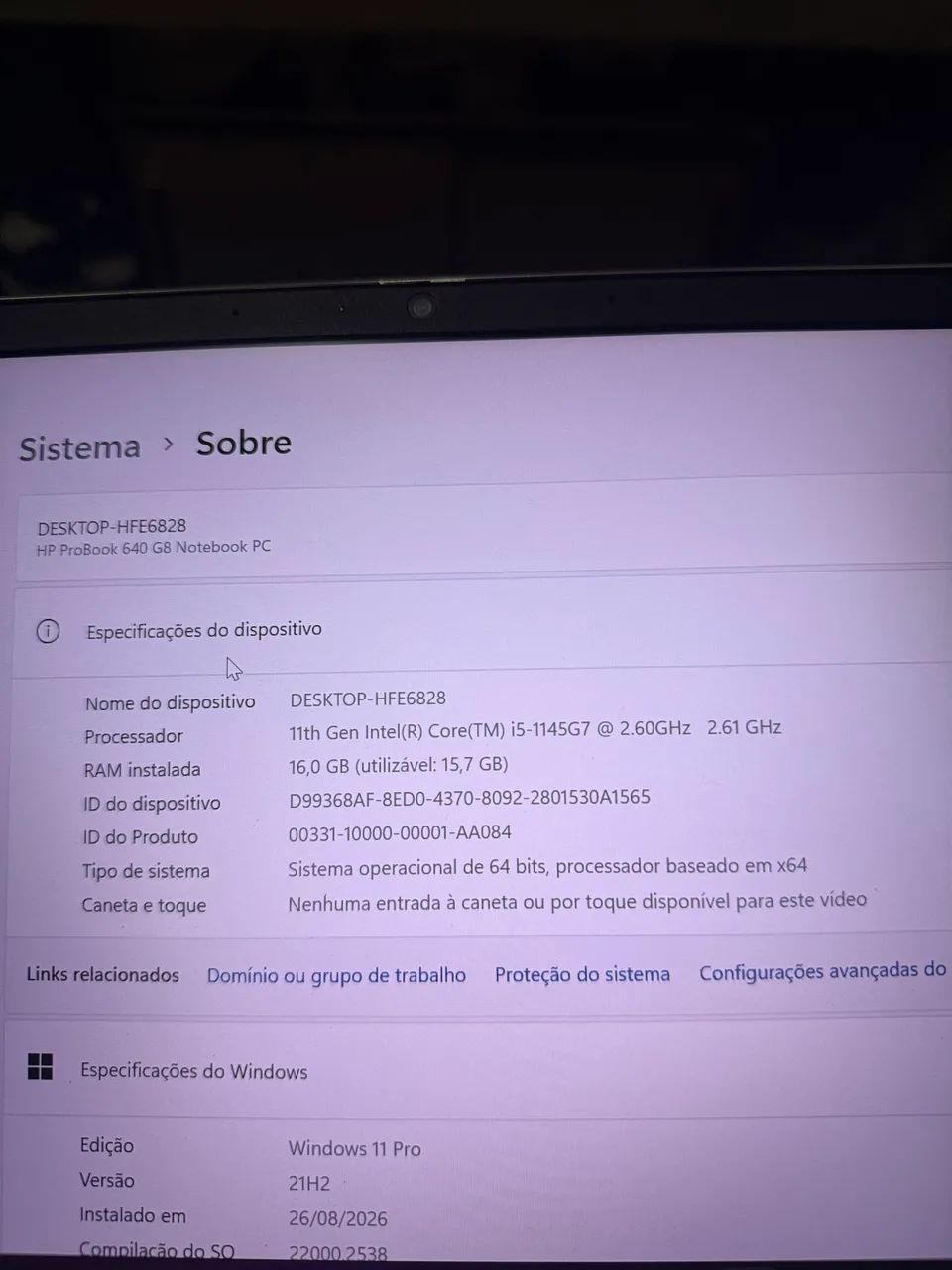 Notebook HP Probook | Semi Novo  - Foto 3