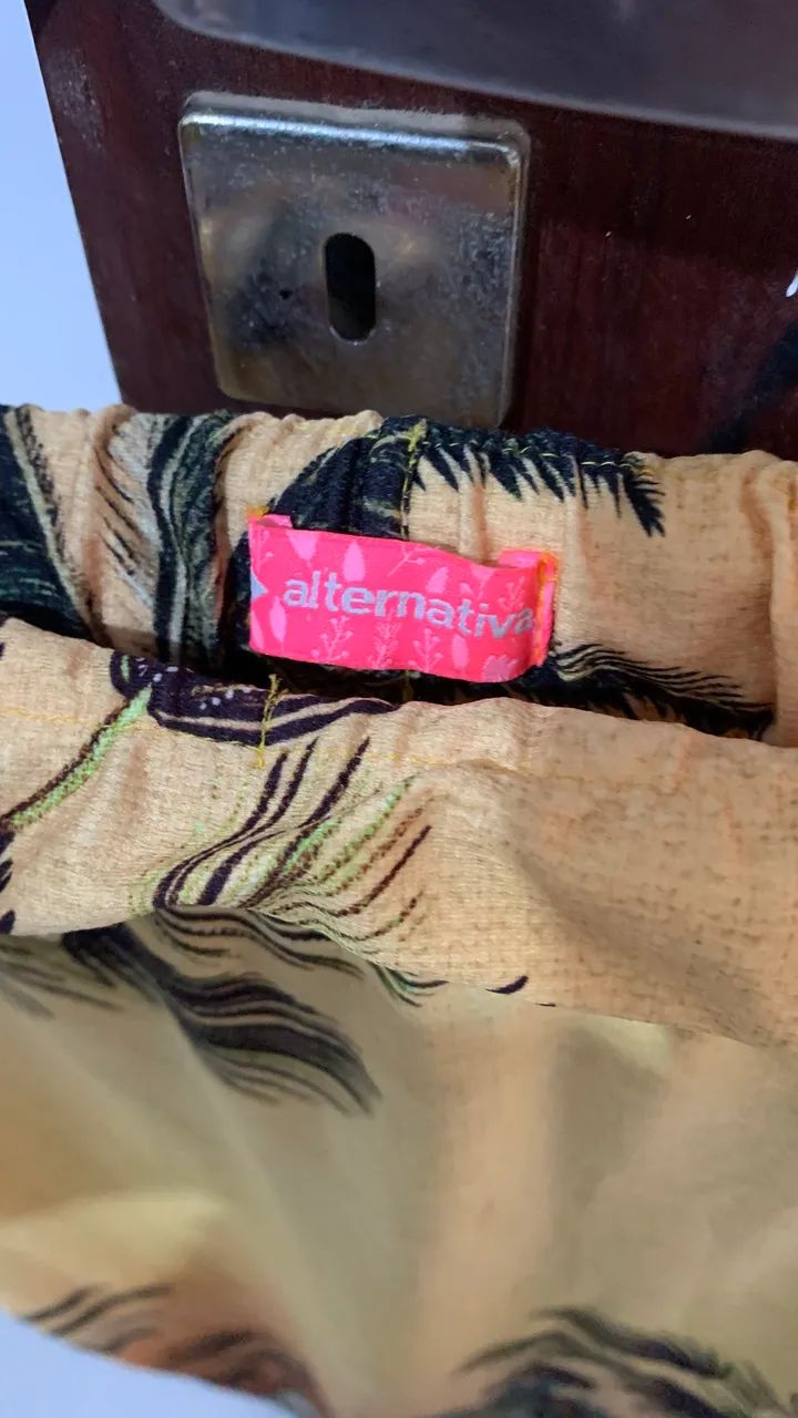 Saia Longa Estampada - Cintura com Elástico (Veste 37 ao 46) - Foto 5
