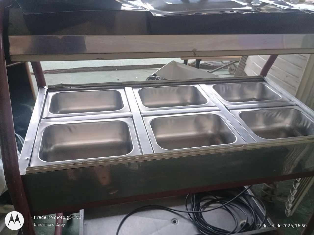 Buffet self service 6 cubas - 127wts