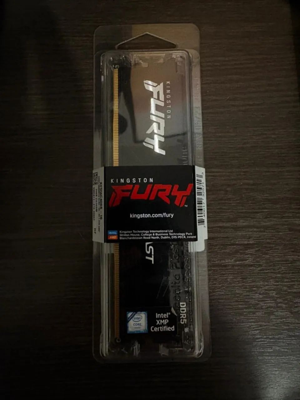 Memória RAM Kingston Fury DDR5 16GB 5600 MHz CL40 LACRADA