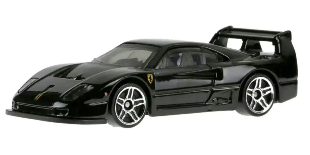 Hot Wheels Ferrari F40 competizione preta 2026 - Hobbies e