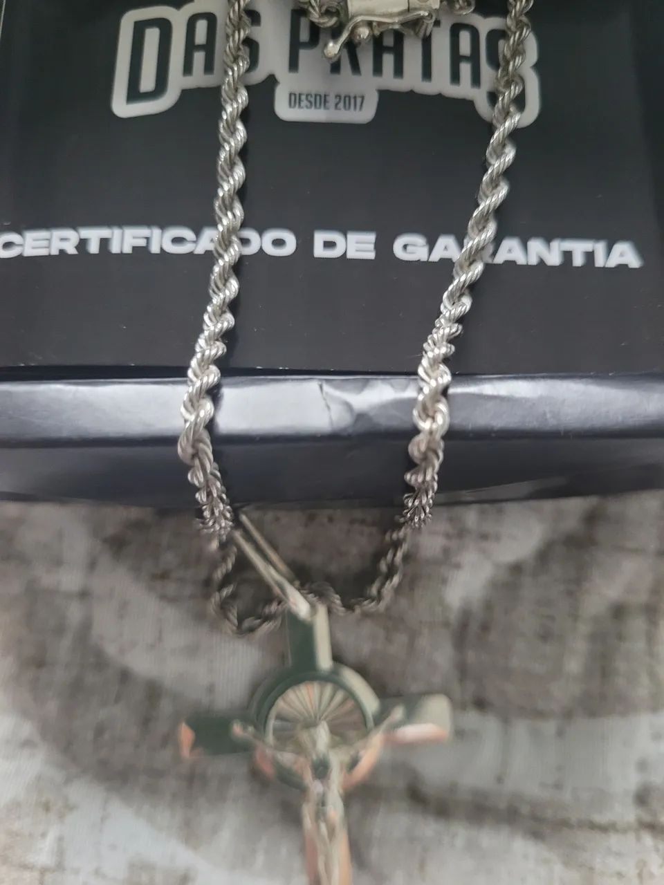 Cordao bahiano 925 prata  - Foto 2