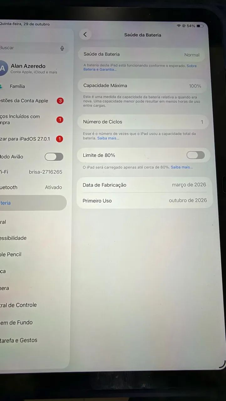 iPad 11 128gb novíssimo  - Foto 2