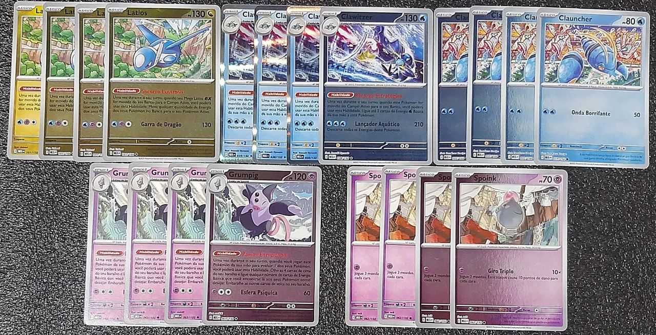 Deck latios cartas originais de pokémon