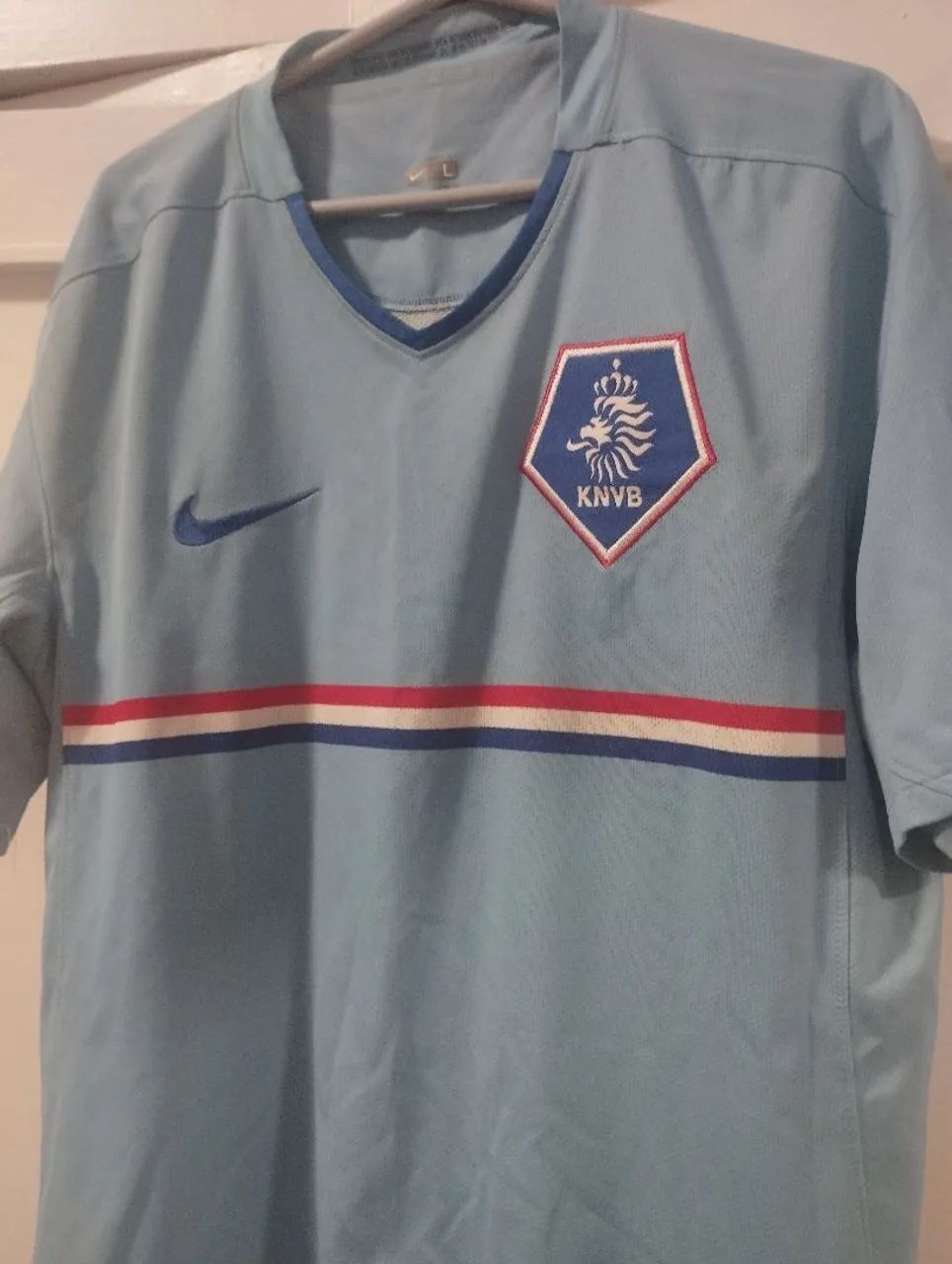 Camisa Holanda Nike Euro 2008 Azul - Foto 3