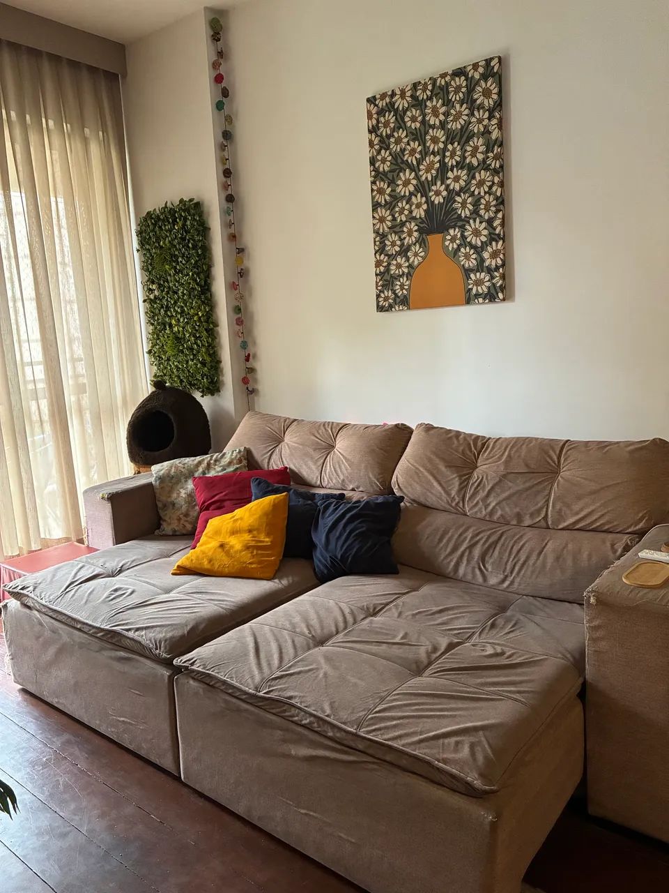 Sofá 3 lugares retrátil: 2,20 m - Foto 2
