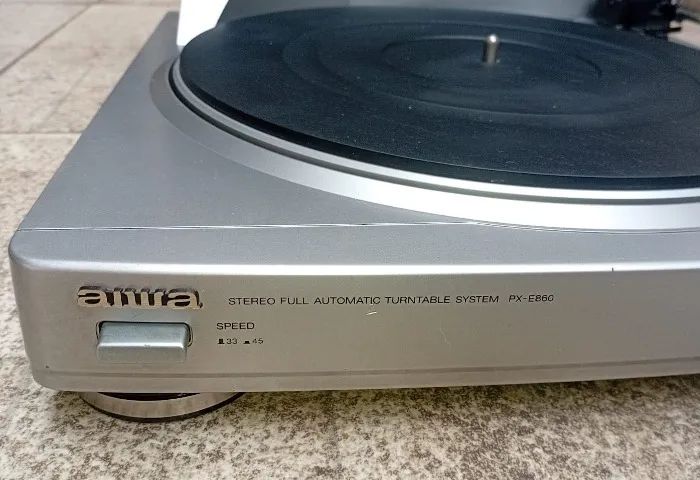 Toca Discos Aiwa Px-e860u Com Pre Amp Integrado - Lps Brinde - Foto 2
