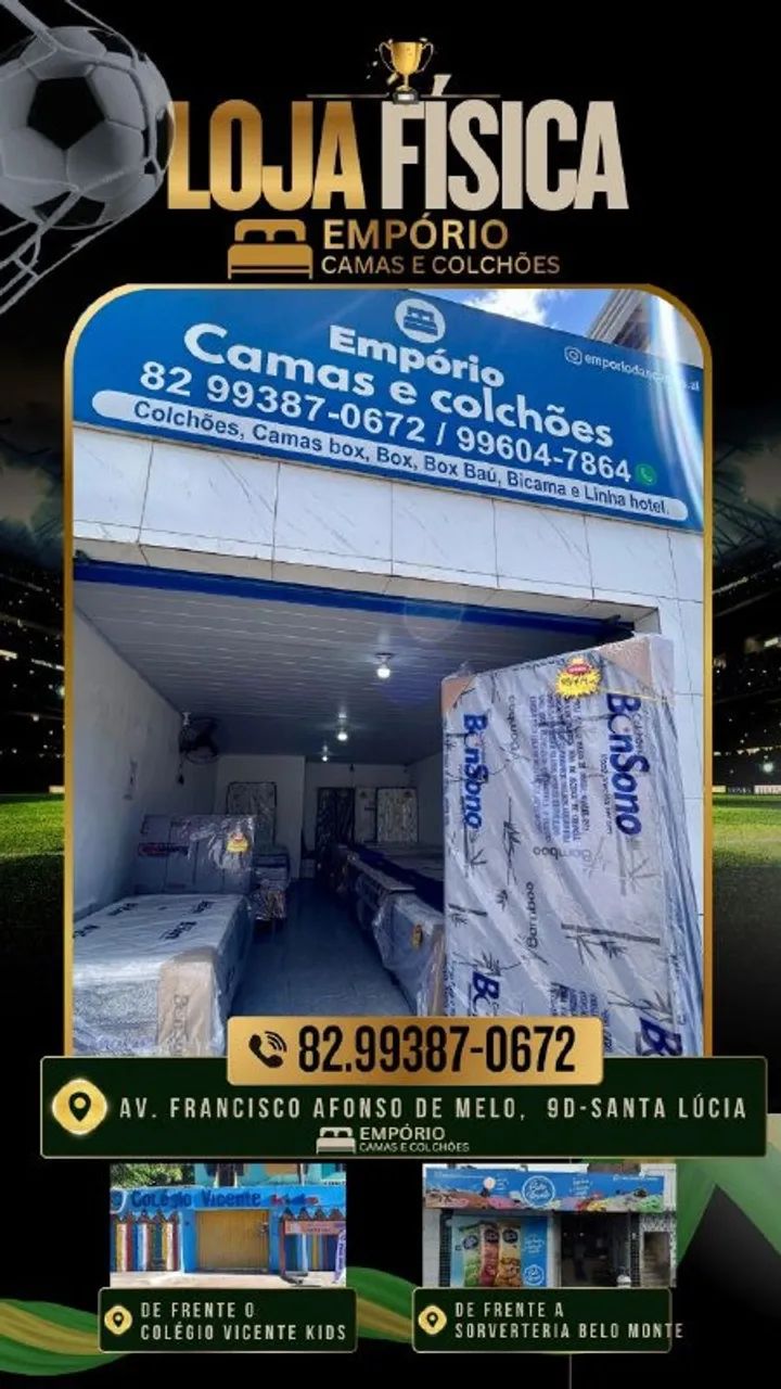 cama baú casal base e colchão molas pocket ou espuma pronta entrega consulte - Foto 4