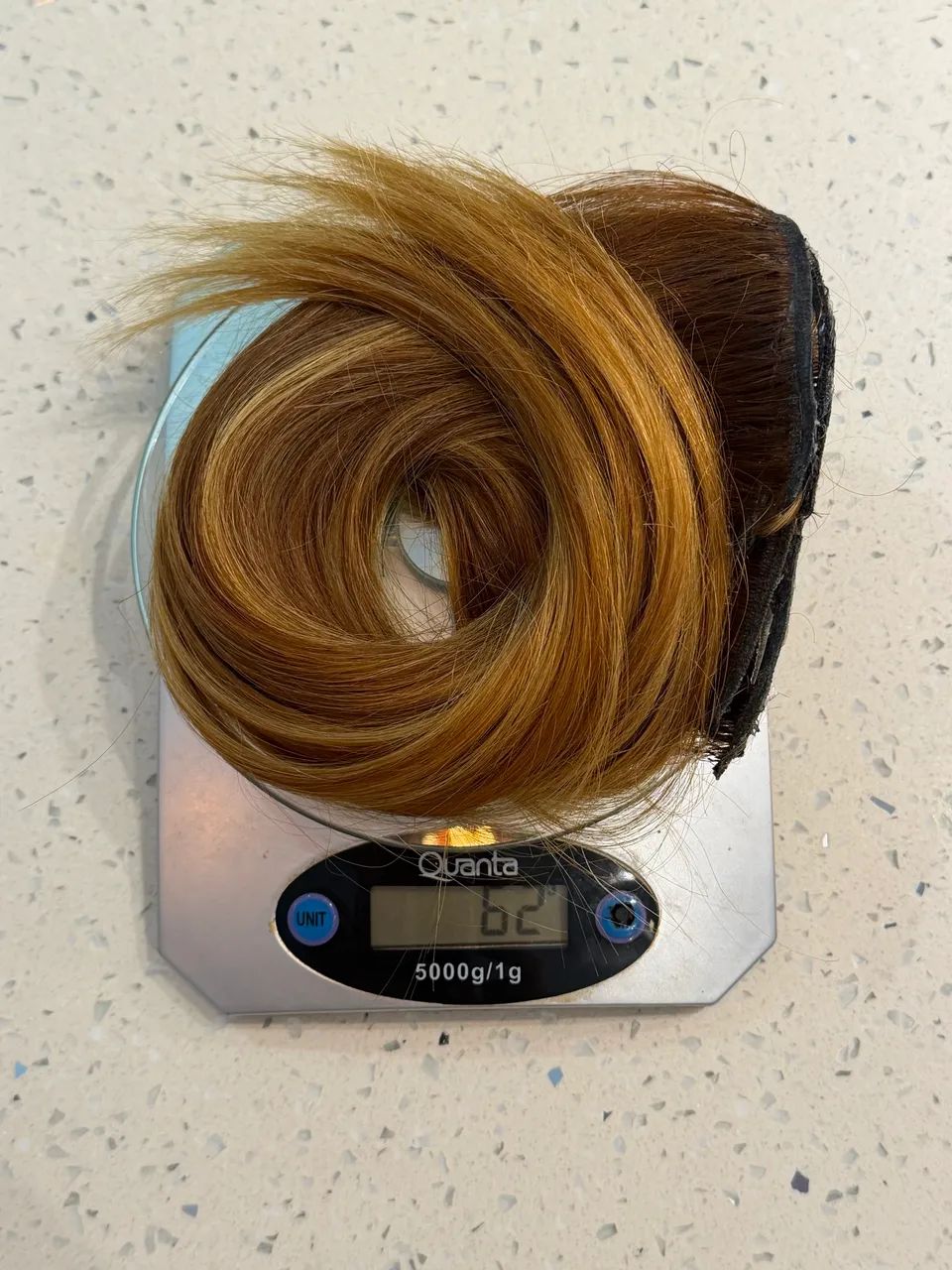Cabelo humano brasileiro 60g 40cm - Foto 4