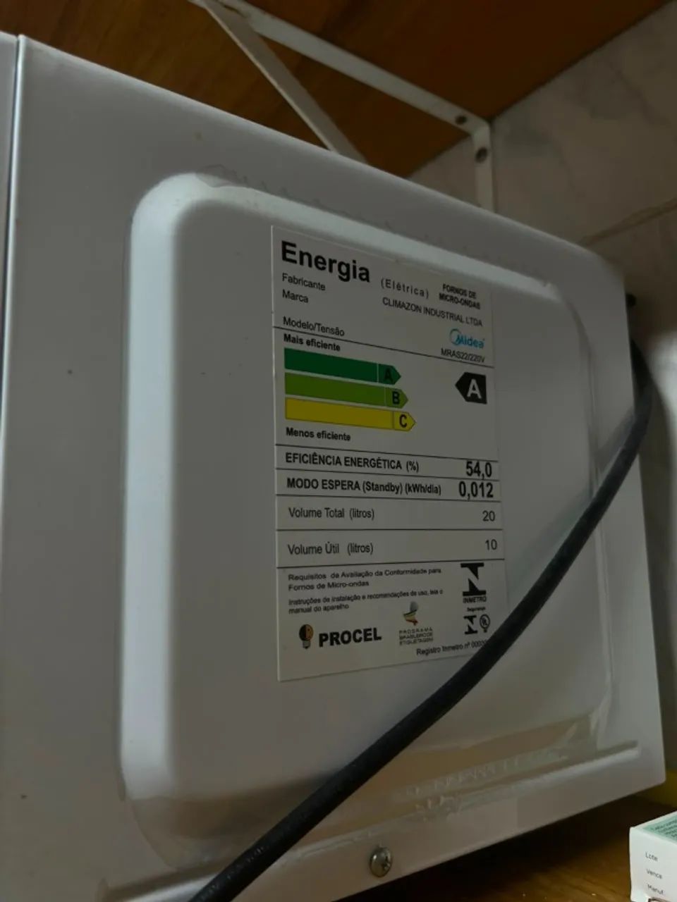 Microondas 20l Midea Mras22 - Ótimo estado - Foto 3