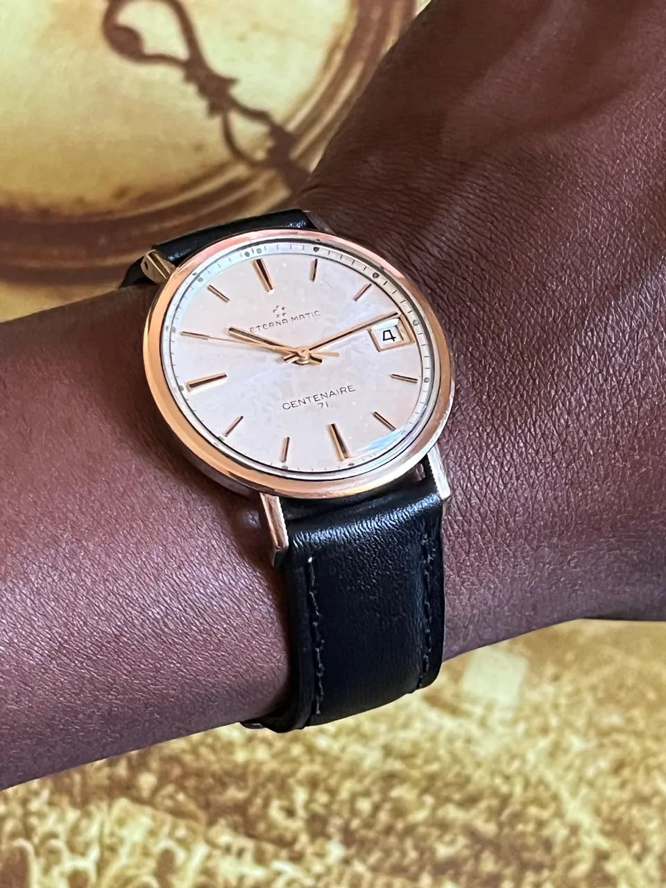 Eterna Matic aro ouro - Foto 4
