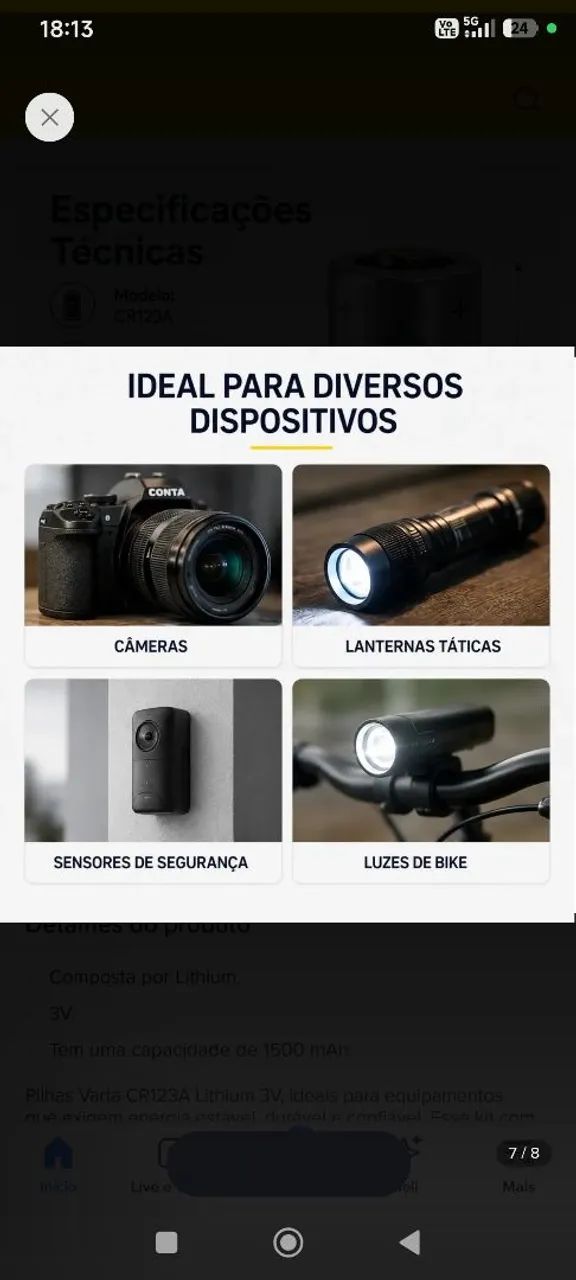 Varta CR123A - Foto 3