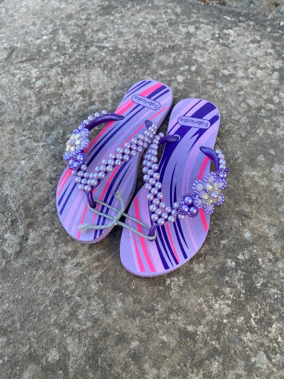 Chinelo Bordado Premium 