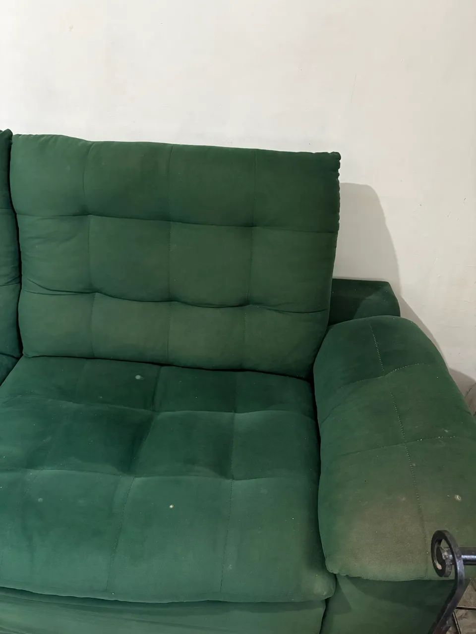 Sofá retrátil verde - largura 2,10  - Foto 2