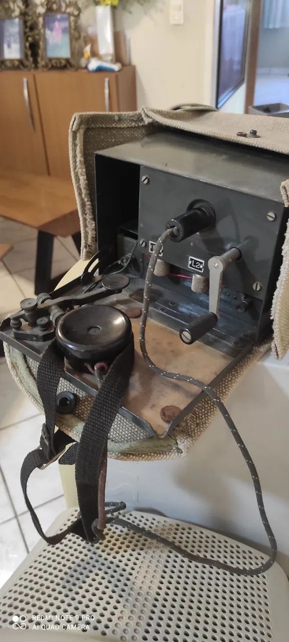 Telefone/telegrafo antigo,peça de Museu: - Foto 4
