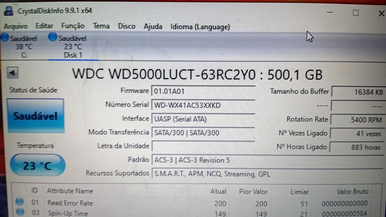 Lote de  7HDs Sata para notebook  - Foto 3