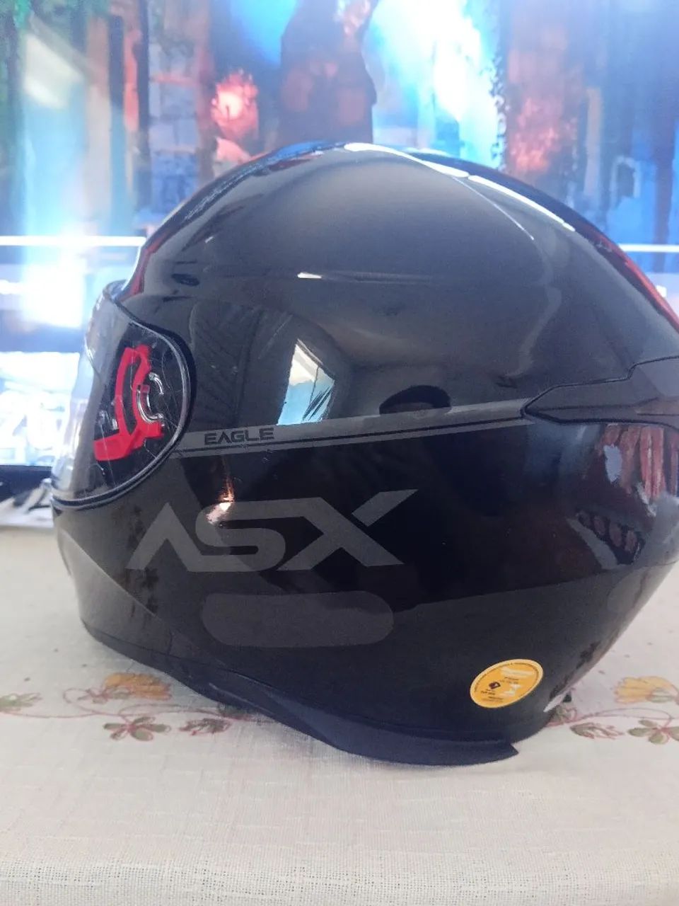 Capacete ASX Eagle - Seminovo - Foto 3