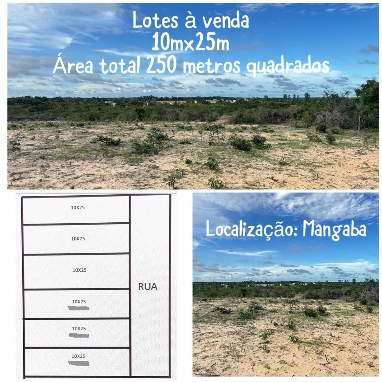 Lote 250 m2 à Venda em Barreirinhas 