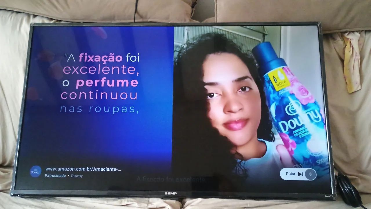 Tv Semp 43 polegadas smart roku tv com caixa  - Foto 3