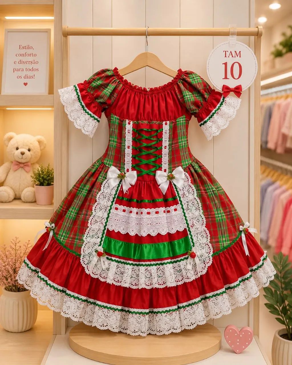 Vestido de caipira. 