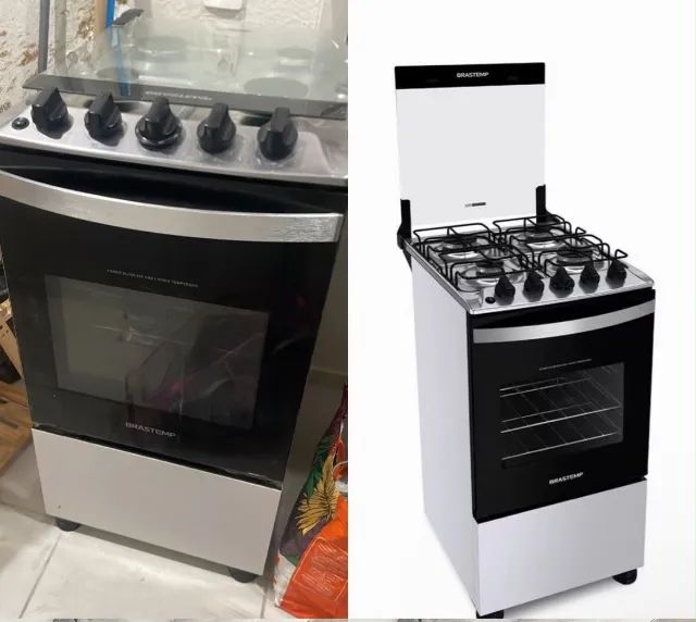 fogão 4 bocas brastemp Branco