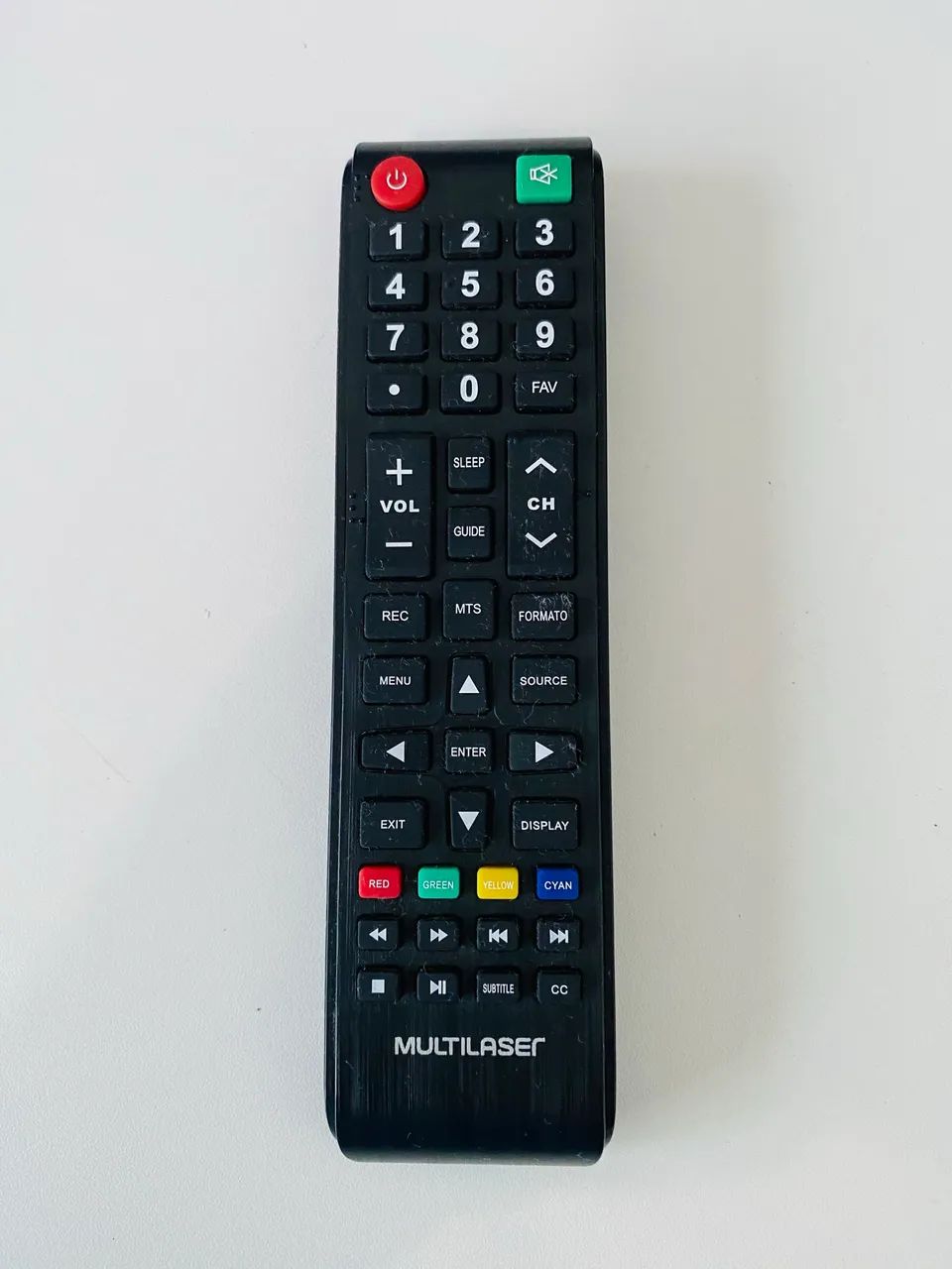 Controle remoto original TV Multilaser 