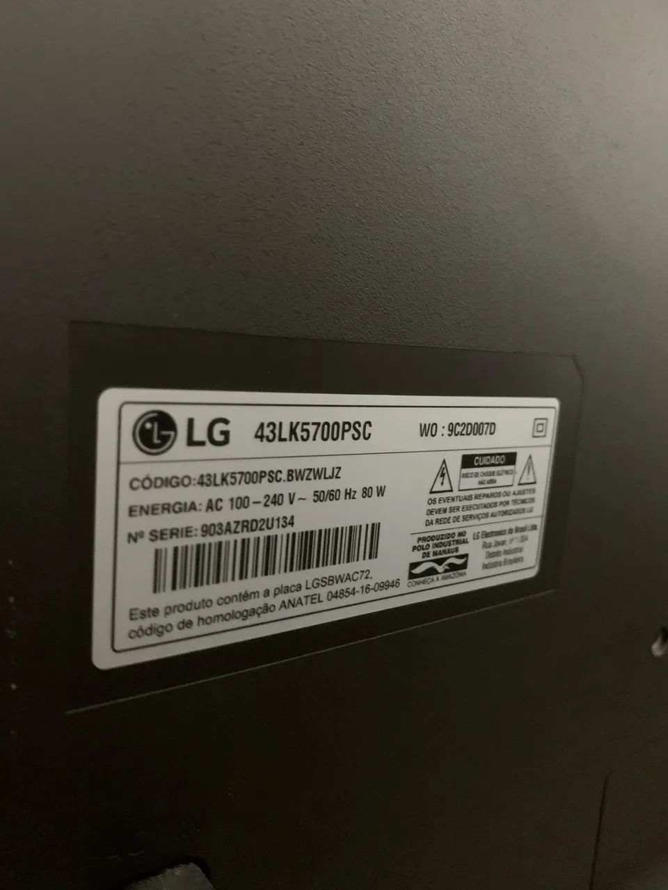 ? TV LG 43 polegadas Smart TV, em ótimo estado e funcionando perfeitamente! - Foto 2