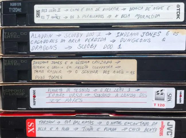 Fitas VHS Desenhos e Filmes - Foto 2