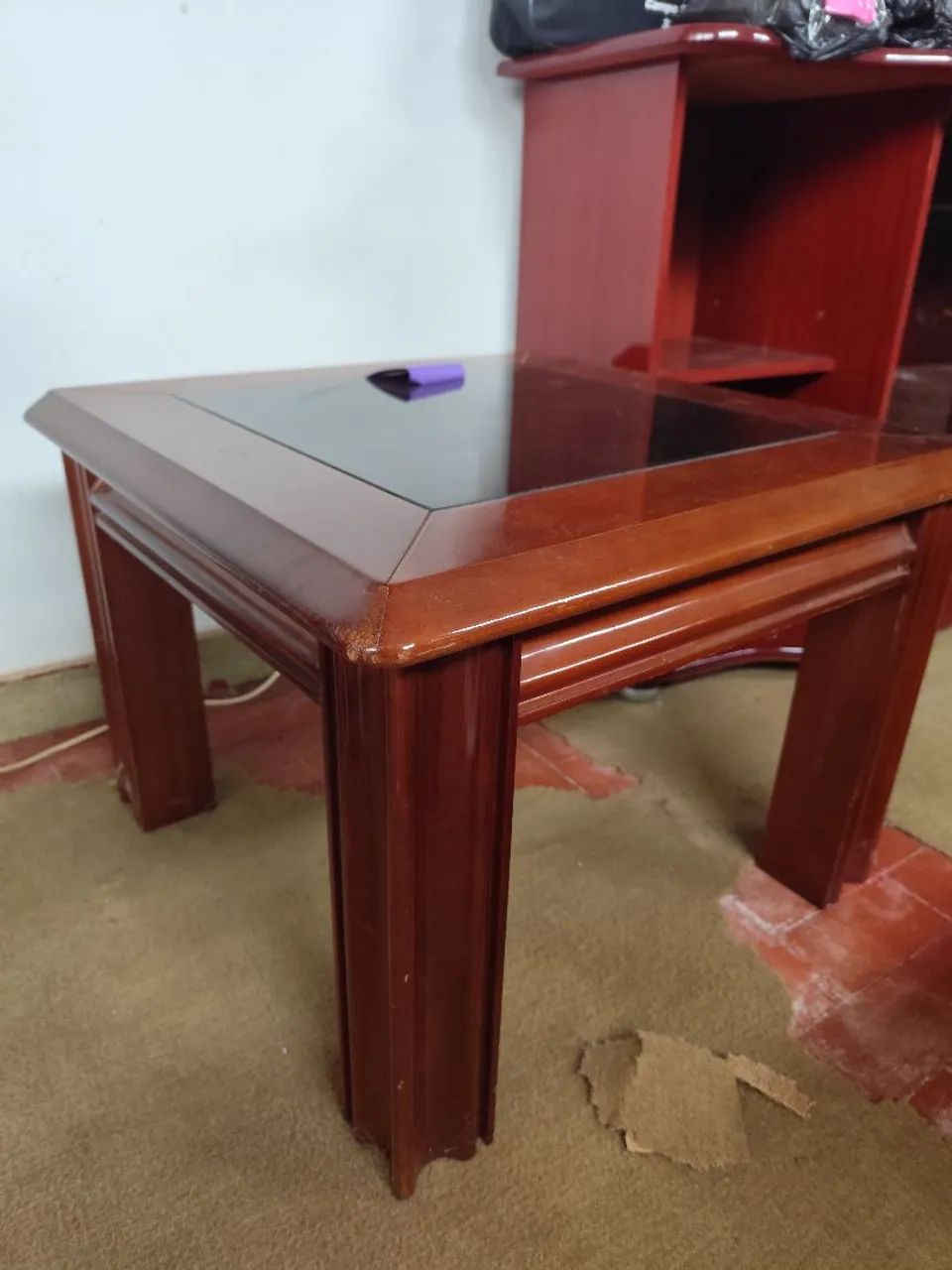Conjunto de mesa de centro e mesa lateral  - Foto 2