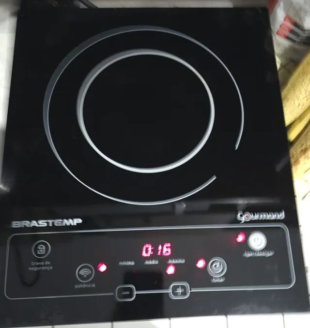 Fogão Indução 1 boca Brastemp