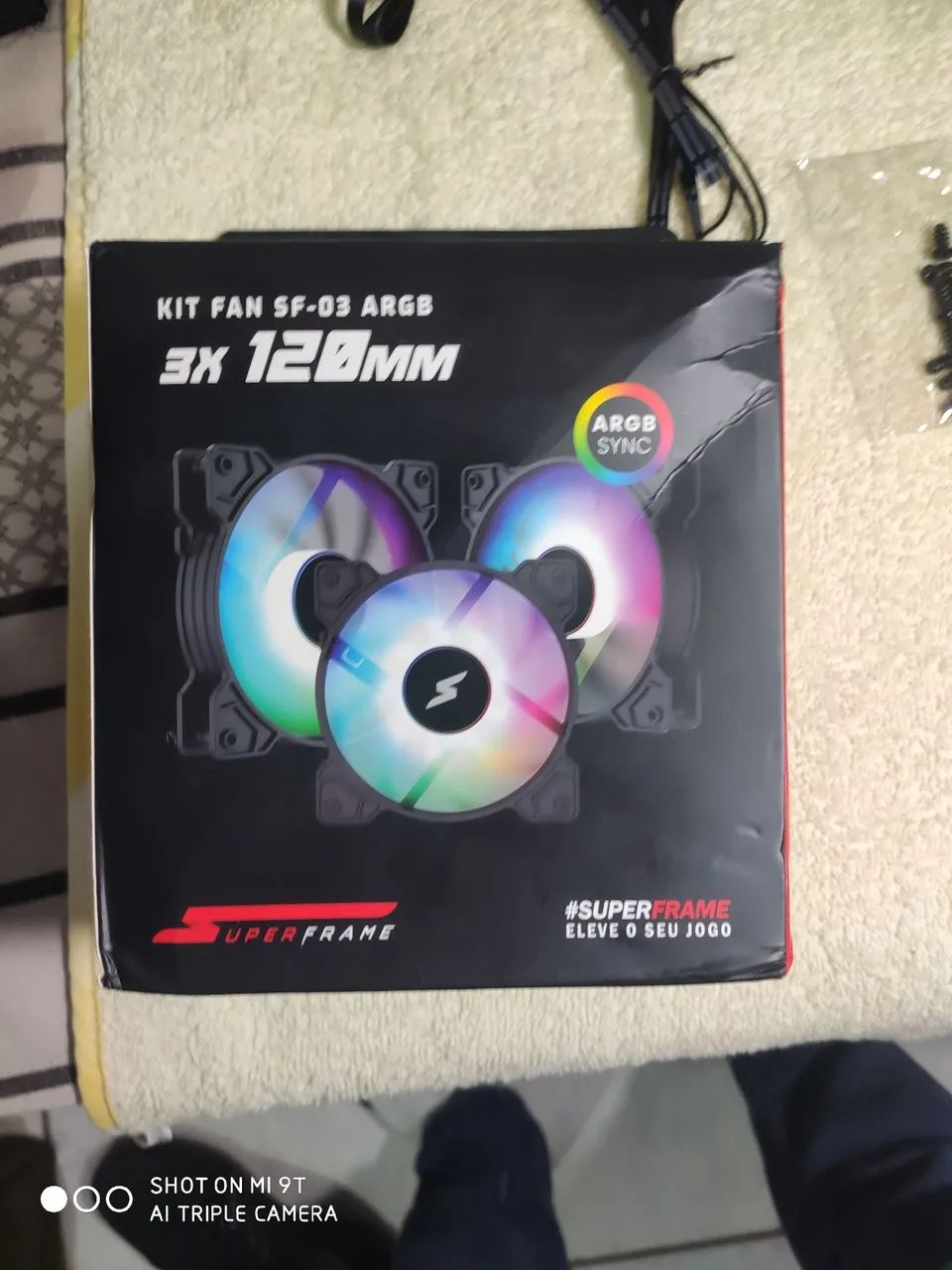 Kit fan Super frame com led (controladora queimada)