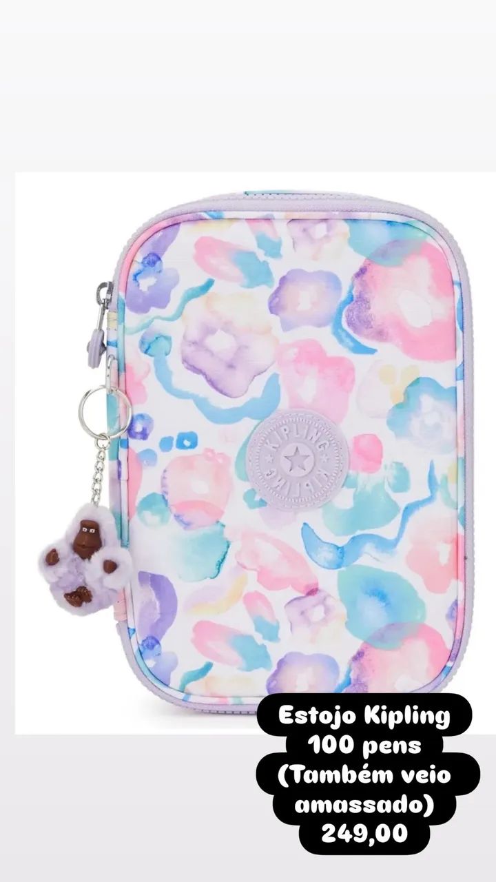 Estojo Kipling 100 pens 