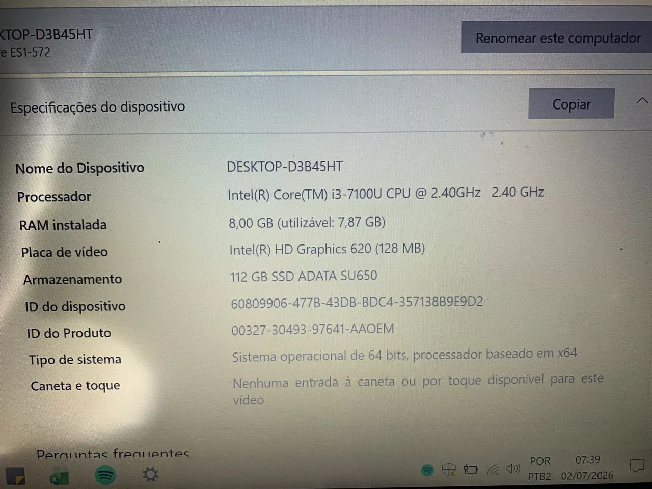 Notebook ACER  - Foto 5