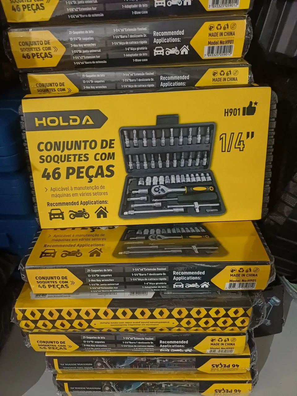 Conjunto de soquetes com 46 Peças 