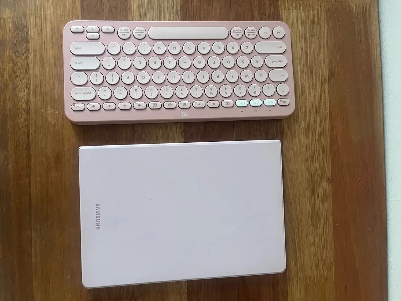 Samsung Galaxy Tab S6 Lite com Teclado Logitech K250 - Foto 2