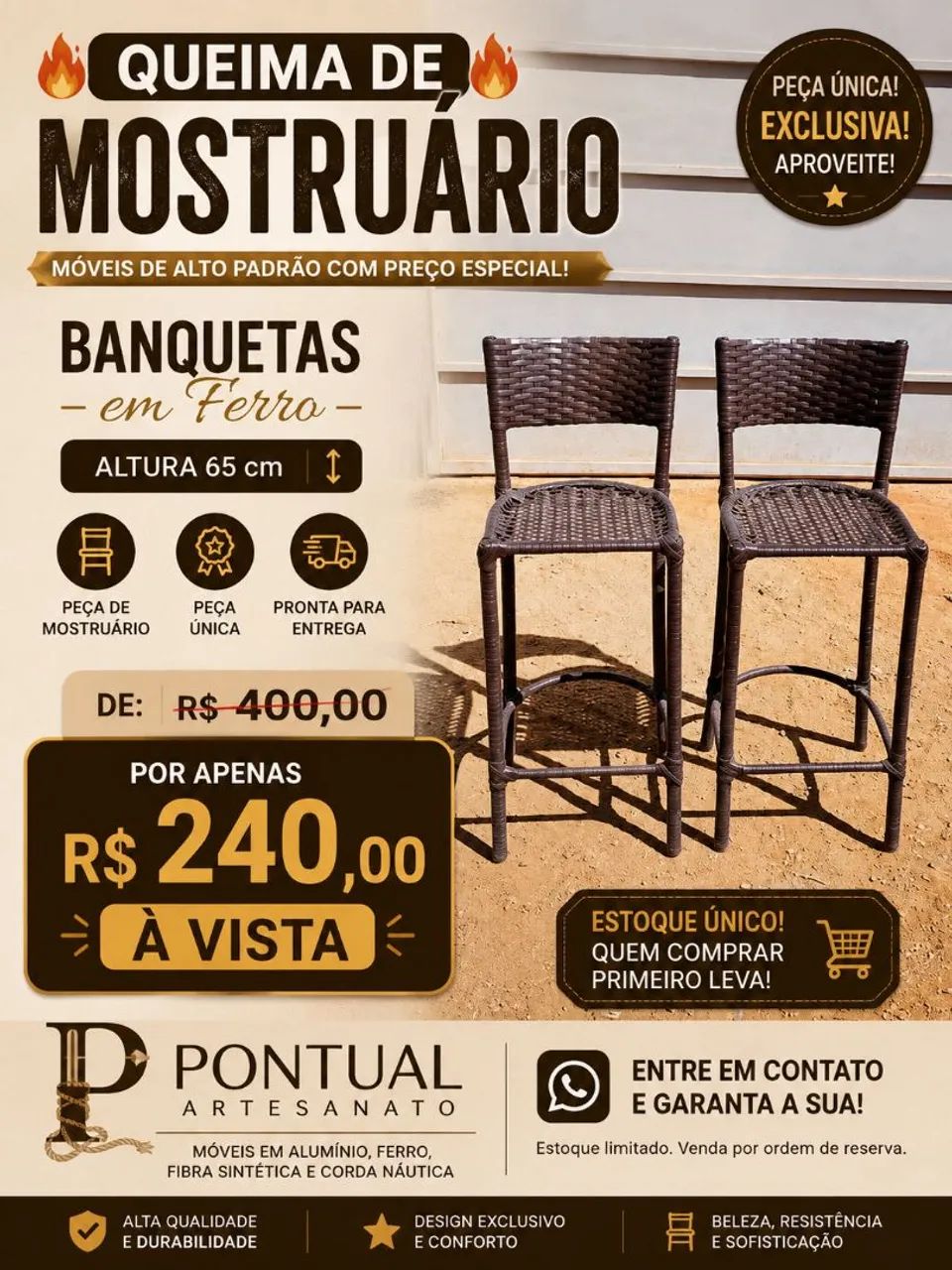 Banqueta simples 