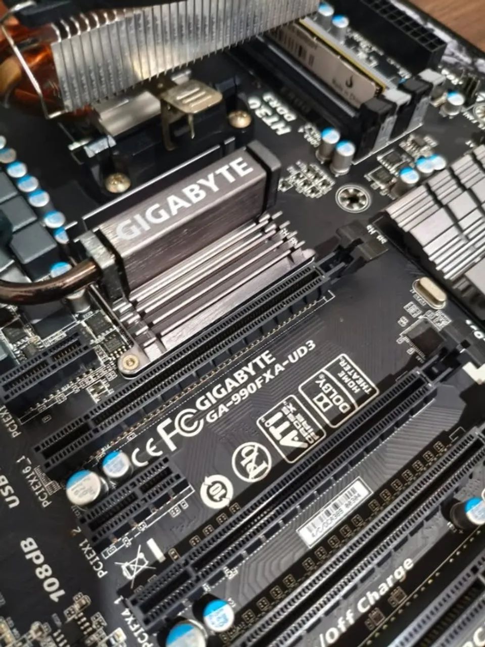 Kit AMD FX8120 / Placa mãe GA-990 AM3+ /8Gb de RAM - Foto 4