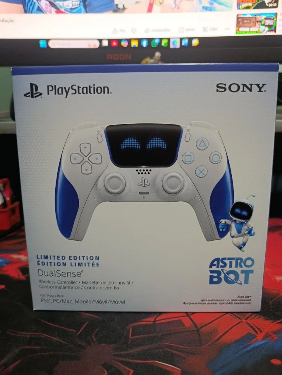 Controle Dualsense Astro Bot - PlayStation 5