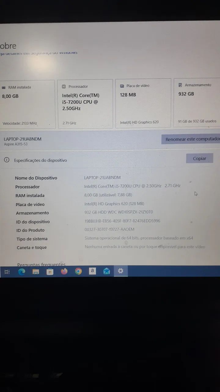 Notebook Acer A315 Novíssimo - Foto 5
