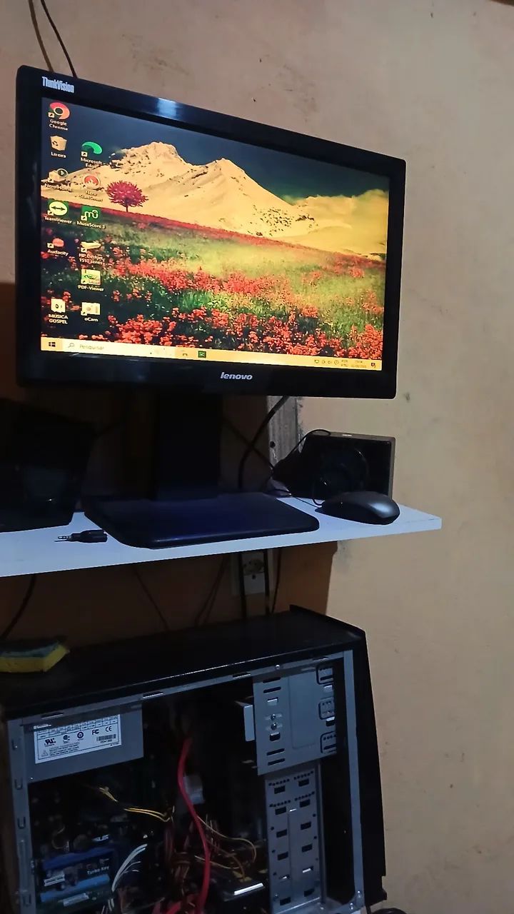 Vendo 01 Computador Completo ASUS+ 01 Monitor Lenovo 19 polegadas pronto para Uso