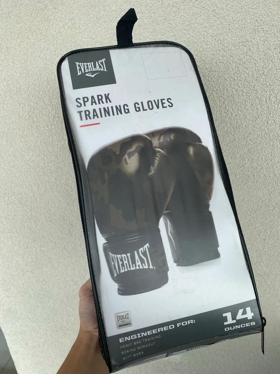 Luva Spark Everlast Boxe/ Muay Thai 14oz - Foto 4