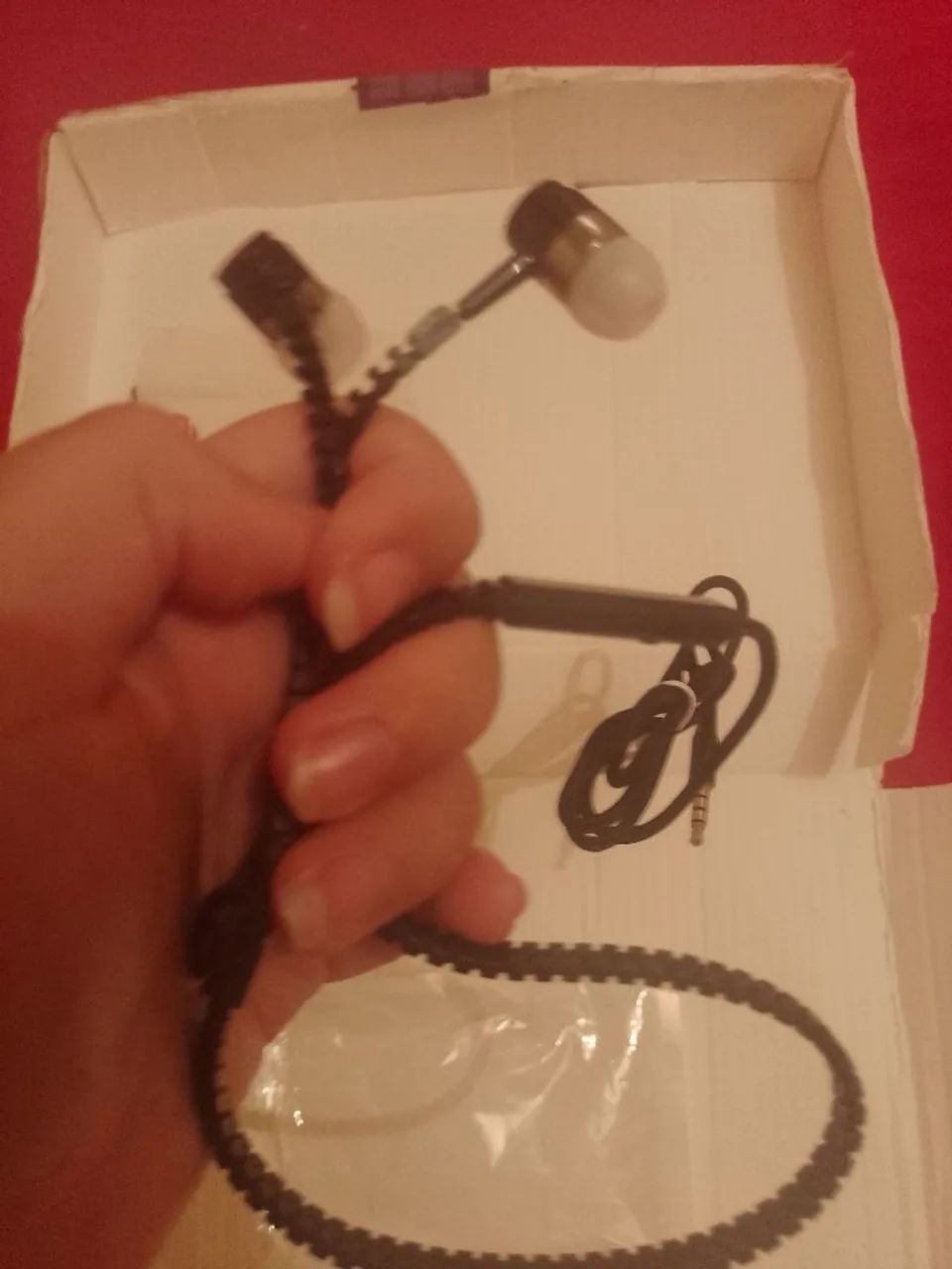 Fone de ouvido auricular de zíper  - Foto 4