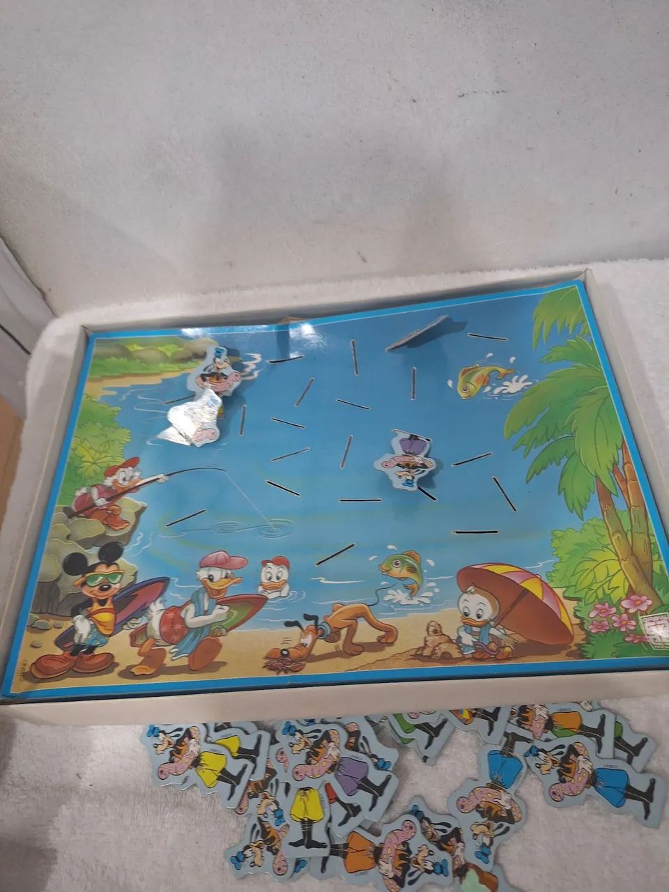 Jogo de tabuleiro anos 90 Pateta vai a praia Grow Disney (leia a descrição) raridade  - Foto 5