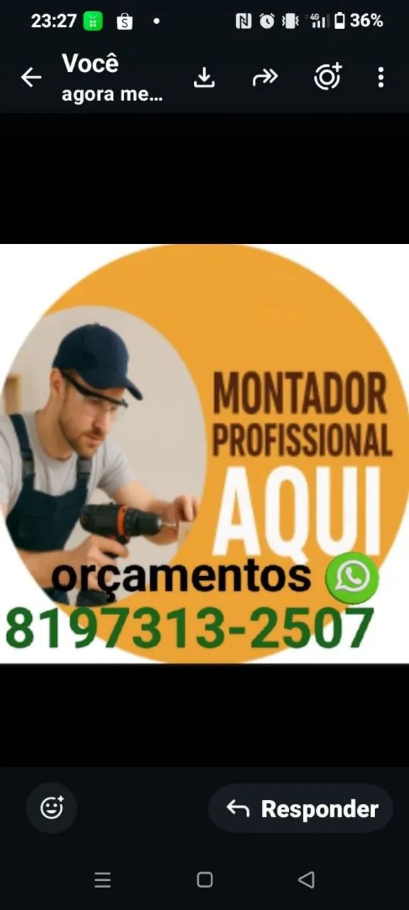 Montador de móveis(todo grande recife)