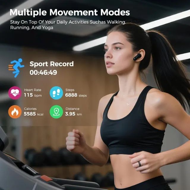 Smart Ring R11M Prata - Tamanho 9 | Na Caixa - Foto 3