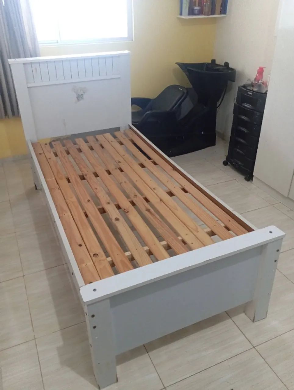 Cama Solteiro 100% MDF Lopas