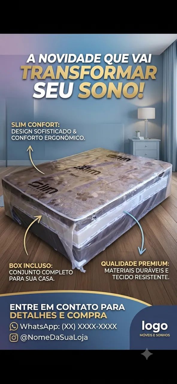 Cama box. 12 cm de espuma 