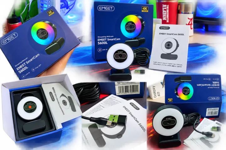 Webcam 4K EMEET S600L Nova - Foto 2