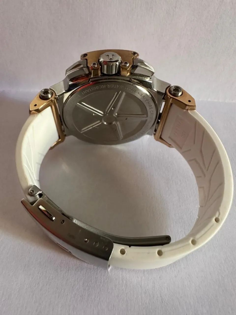 Relogio Tissot T-Race Branco Sapphire Crystal - Foto 3